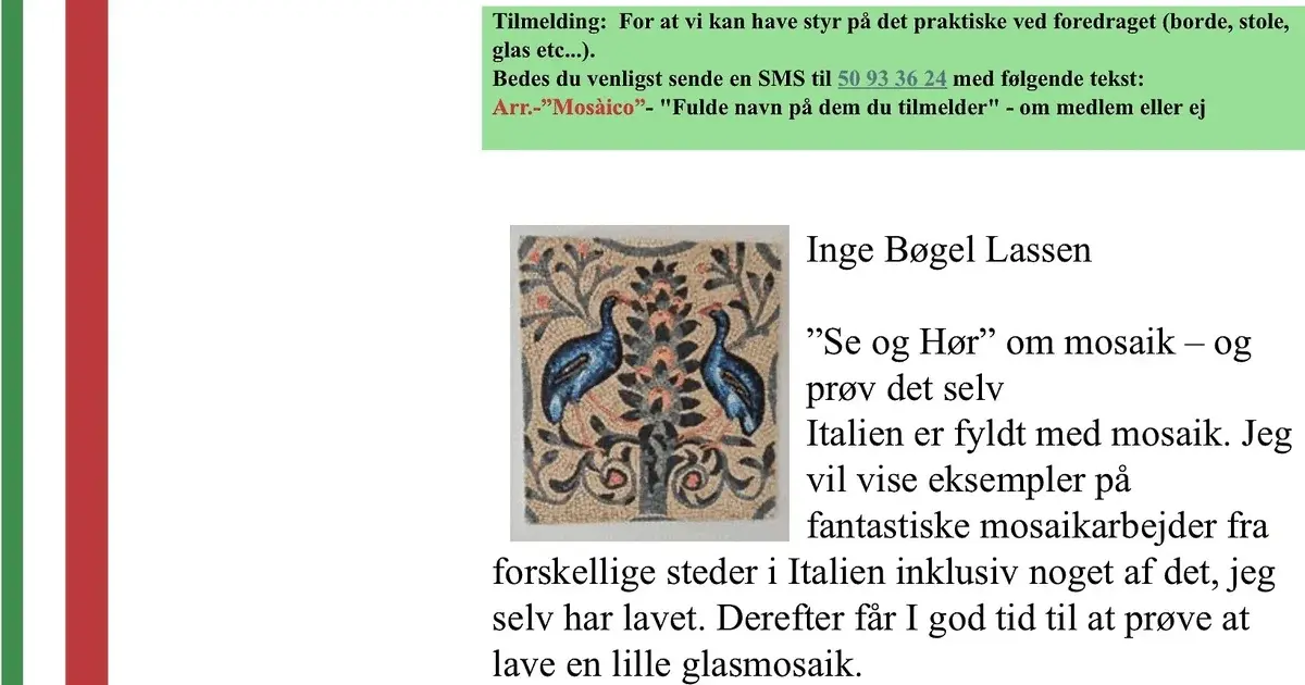 Italienske mosaikker