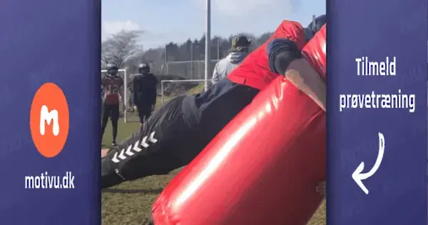 Amerikansk fodbold træning for U16 spillere