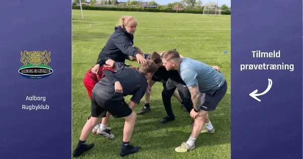 Prøvetræning i rugby for børn og unge