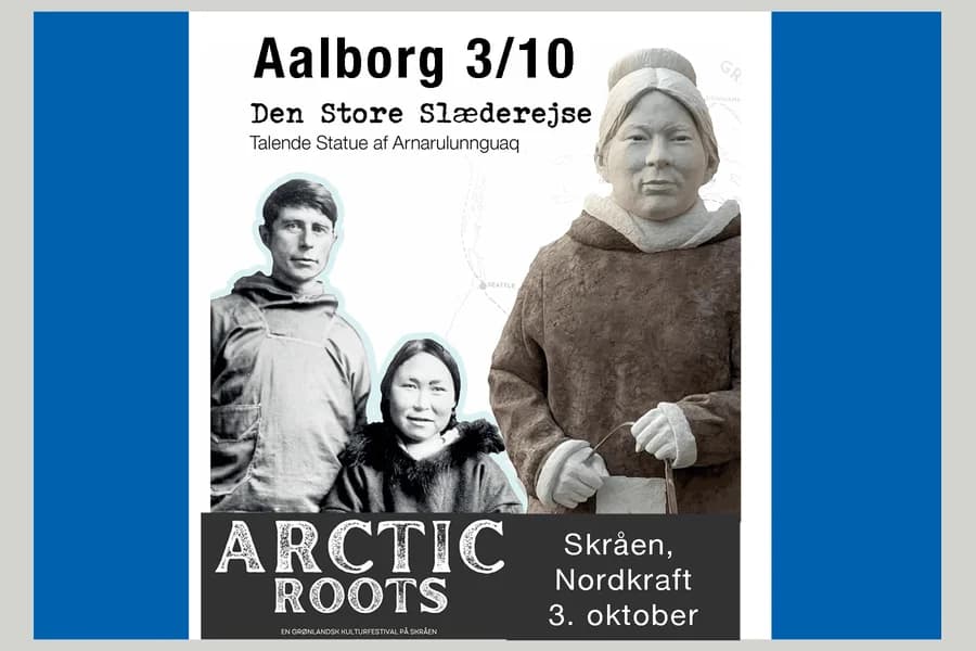 Talking Statue of Arnarulunnguaq Arrives in Aalborg